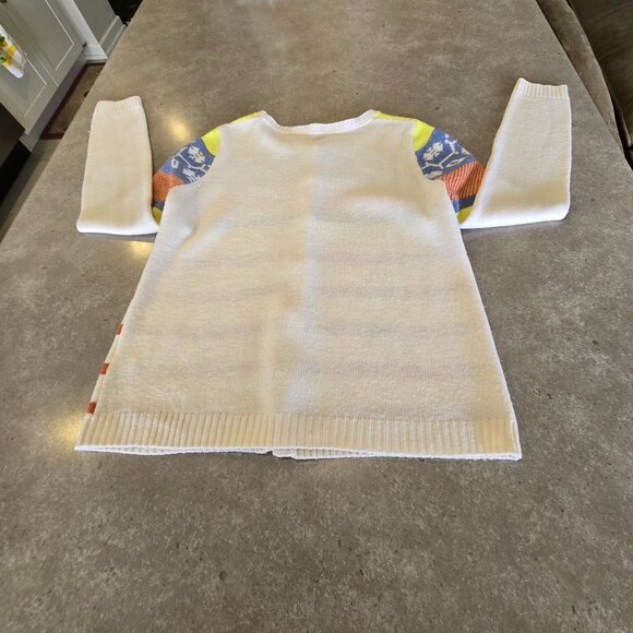 FIVE PLUS Women's Multi-Stripes Graphic Print L/Sleeves Cardigan - Size Small - Picture 11 of 14